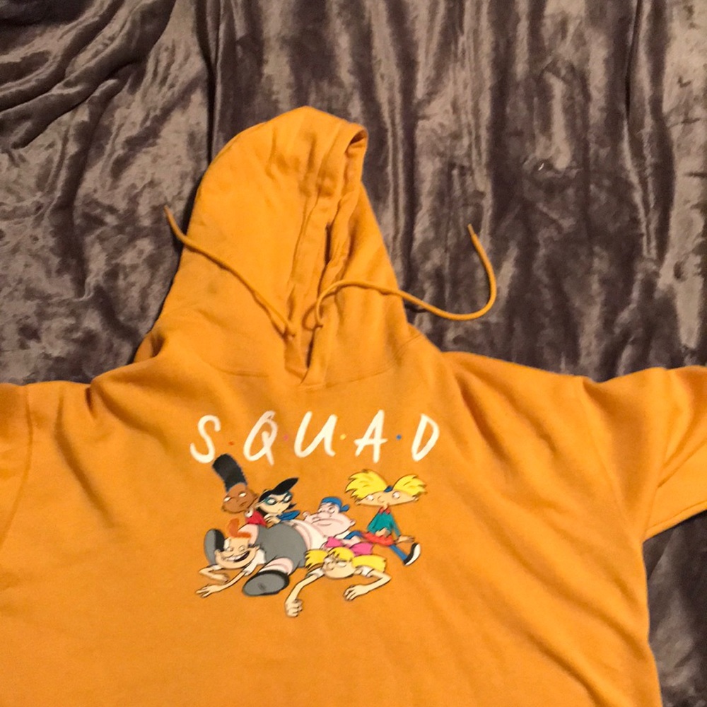 Crop top sweat shirt